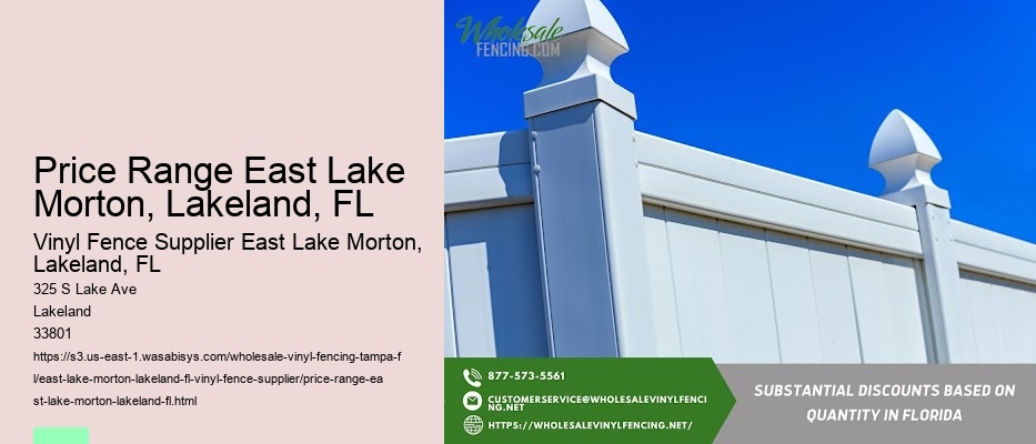 Price Range East Lake Morton, Lakeland, FL